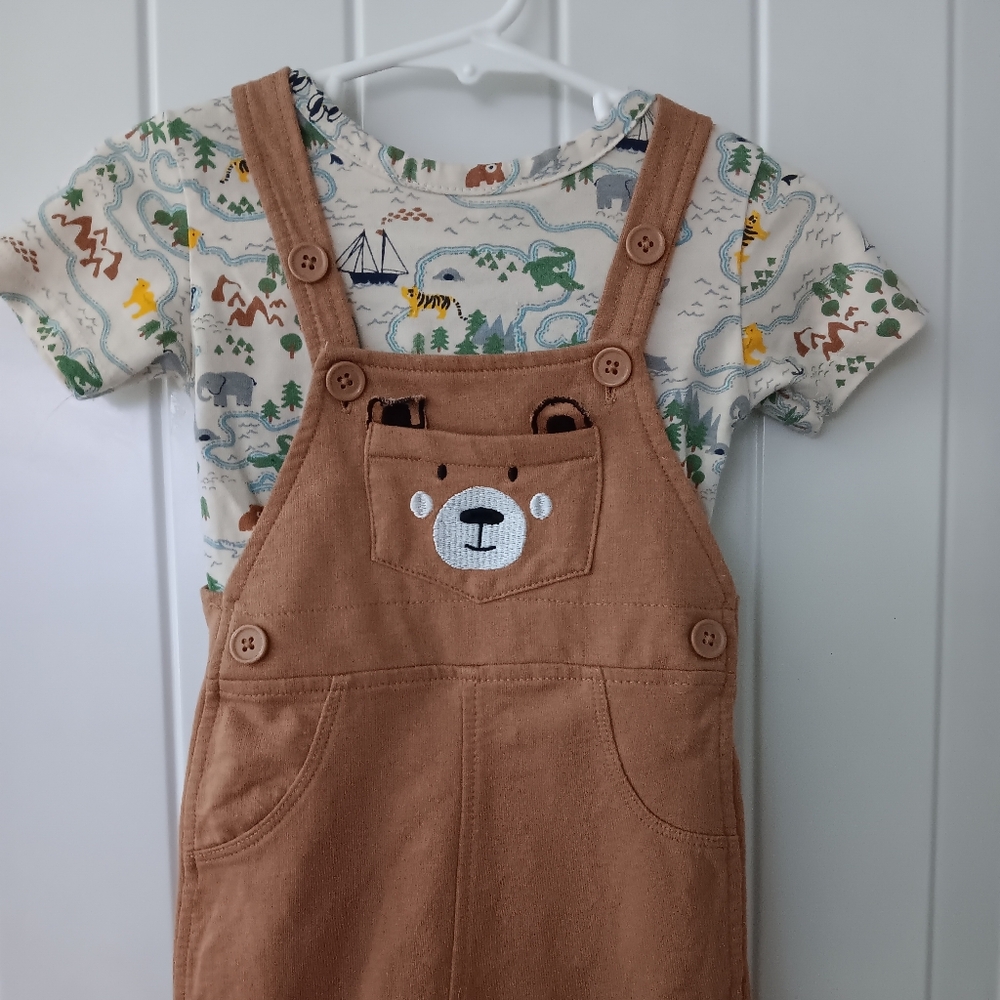 Brown Bear Overalls for Kids